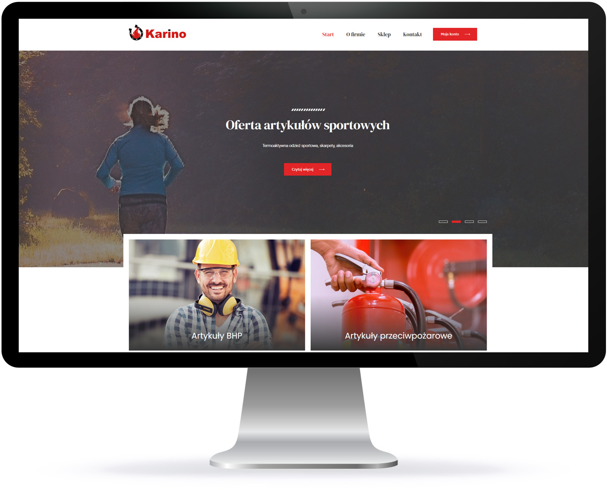 projekt strony Internetowej firmy Integrainstal